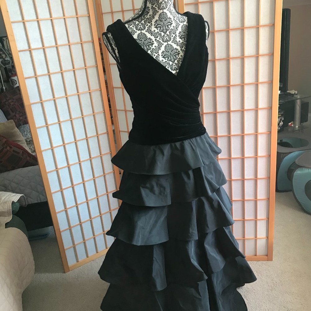 Black evening gown